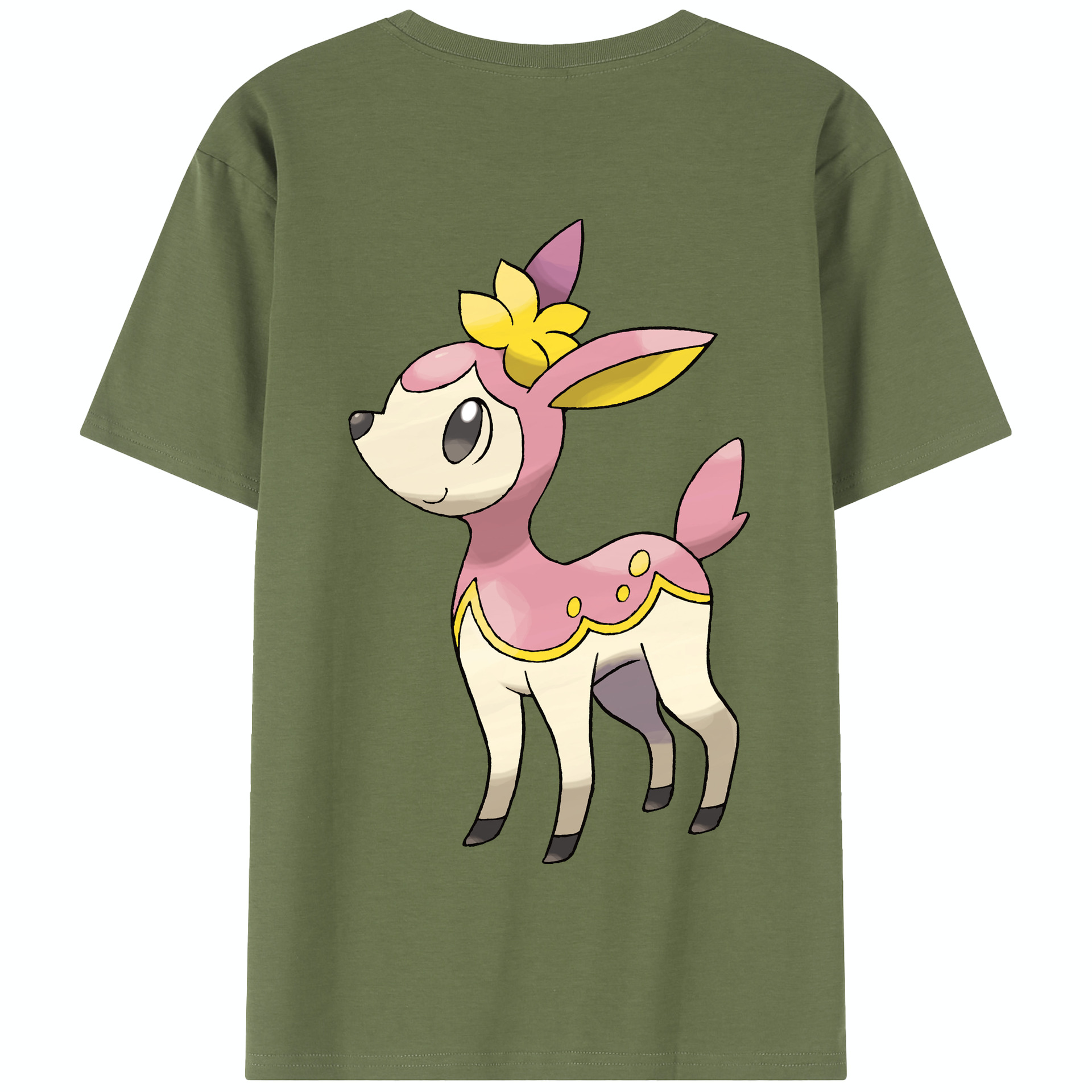 （画像用） ポケットモンスター Pokémon 綿100％半袖Tシャツ（背面プリント）